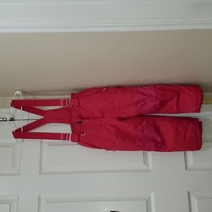 32 degree, pink, snow bibs, size 5/6